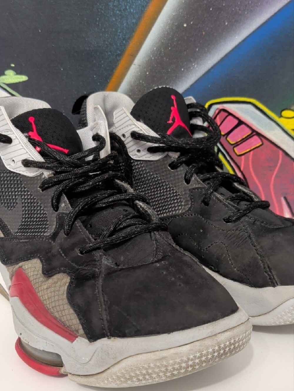 Men's 8 - Air Jordan Zoom '92 Black Cement